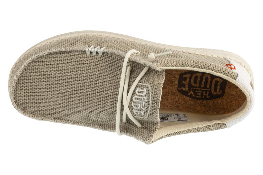 Hey Dude Wally Braided, Mens beige Sneakers