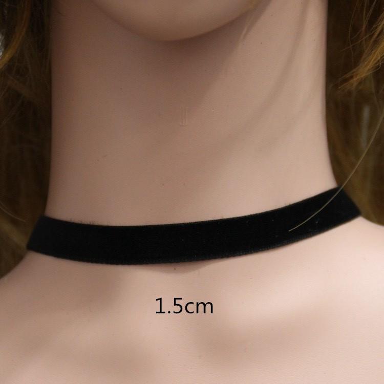 Lolita Camellia Choker Necklace for Women - Dark Clavicle Chain, Maid Style Neckband Collar