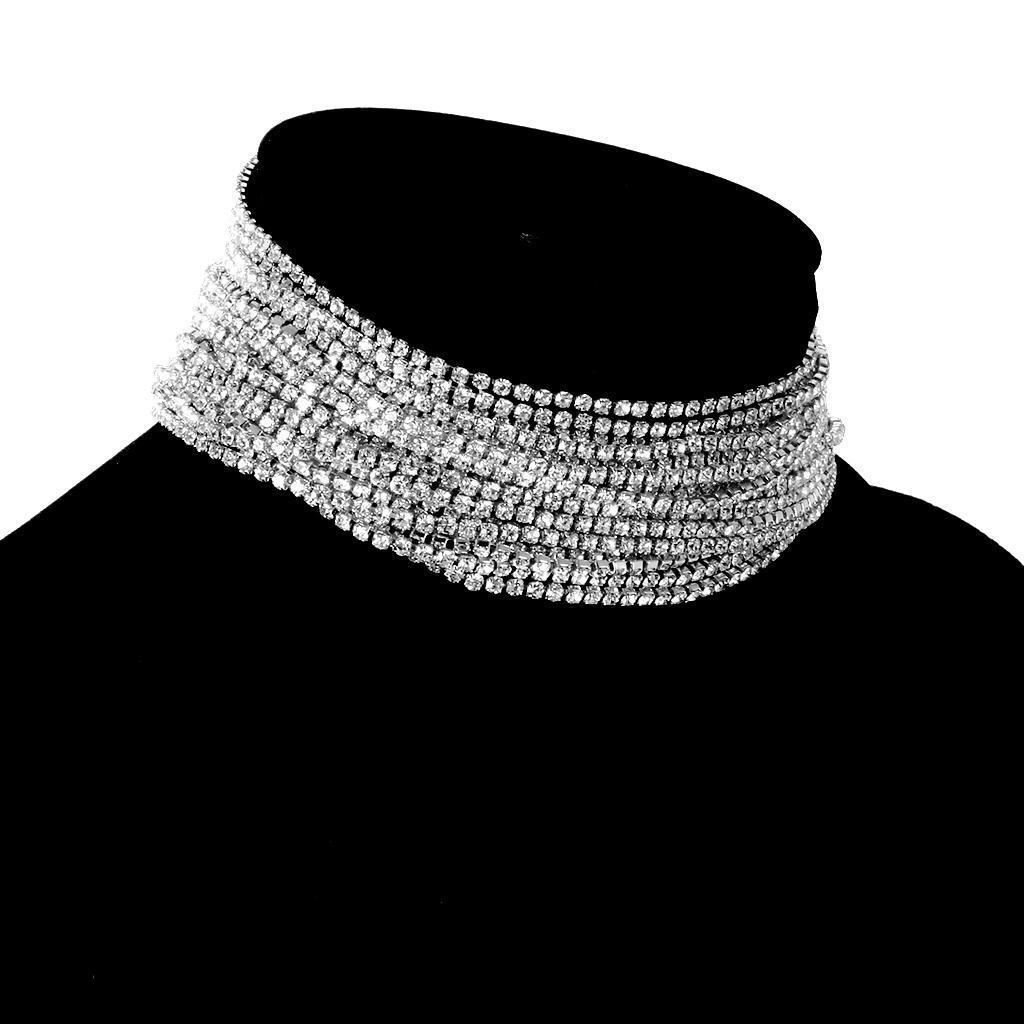 Rhinestone Necklace Choker Wedding Birthday Jewelry