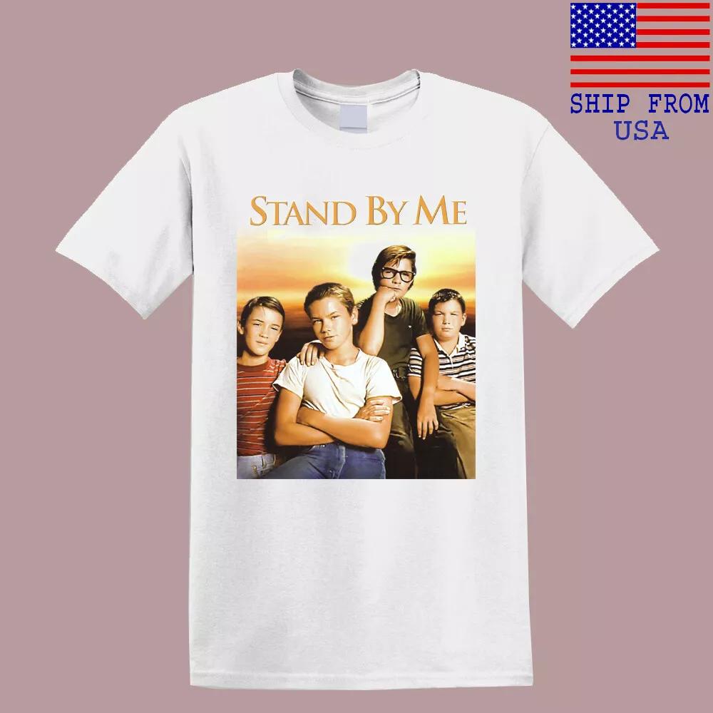 

Stand by Me Retro Movie Men s White Size S-5XL M