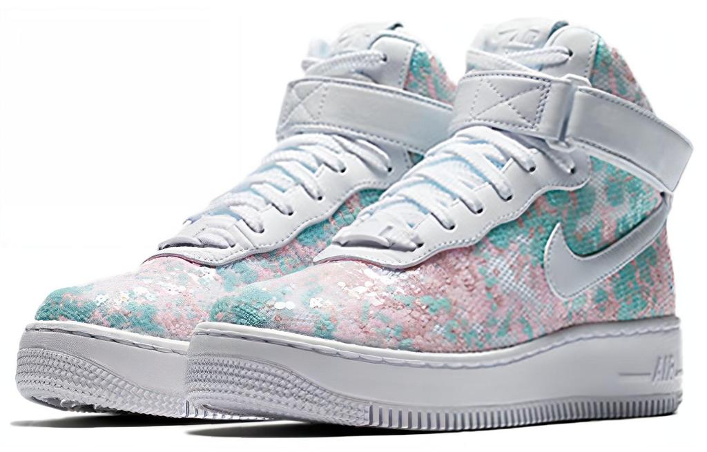 Nike Air Force 1 Upstep High Glass Slipper Donna 898422-100