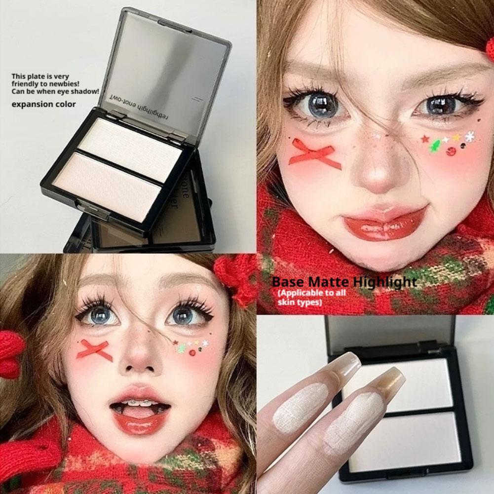 Matte Highlight Double Combination Brightening Nose Shadow All-in-one Palette Highlight G1H5