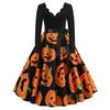 BITCED Fashion Spring Autumn Long Sleeve  V-Neck Casual Dresses