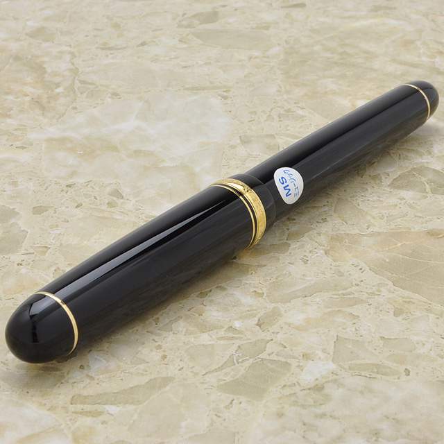 Pilot Custom 74 Fountain Pen Black Music (MS) Nib FKKN-14SR-BMS with Converter