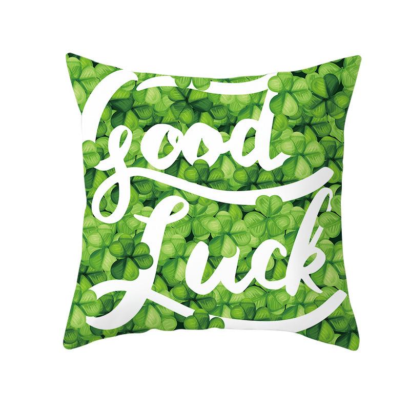 St. Patrick's Day Pillow Case Irish Pillow Case Home Decoration Sofa Pillow Ins Style Pillow