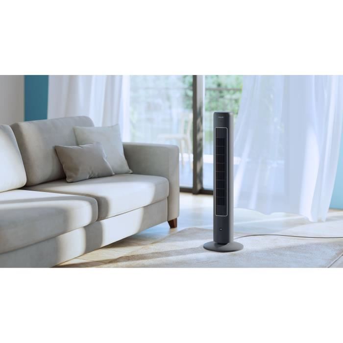 Ventilateur Colonne - Philips - Série 5000 - 40 W - Tour Oscillante - 3 Vitesses - 105 Cm