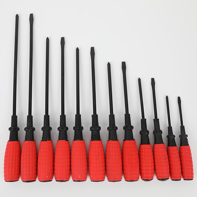 Magnetic Torx & Phillips Flathead Screwdriver with Comfortable Grenade Handle - Industrial Grade Tool
