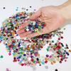 1200 Stück Acryl Flachrücken Strasssteine 12 Verschiedene Form Edelsteine für DIY Bastel Schmucksteine Hochzeit Geburtstagsdekoration