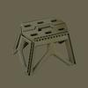 Portable Folding Stool Lightweight Heavy Duty Plastic Multi-function Outdoor Camping Backpacking Beach Picnic Fishing Collapsible Chair Seat