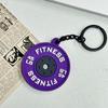 Mini Barbell Plates Key Chain Kettlebells Fitness Series Pendant  for Men Women