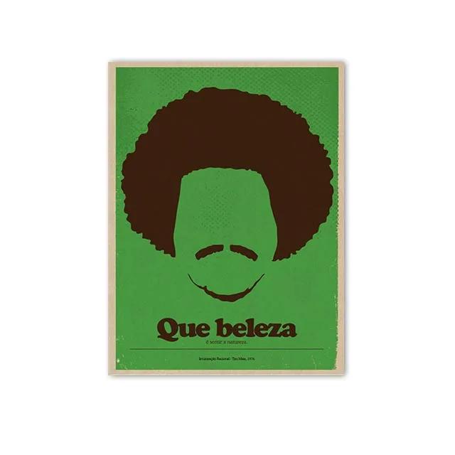 Minimalist Posters by Great Brazilian Artists Classics Brazilian Popular Music Canvas Painting Wall Art Singer Picitures Prints