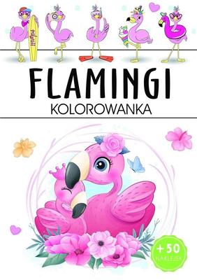 Flamingos Coloring Page