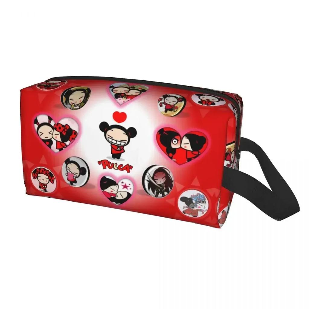 Pucca Kulturtasche Damen Make-up Kosmetik Organizer Damen Beauty Aufbewahrung Dopp Kit Etui