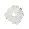 XND Stud Scrunchie_White