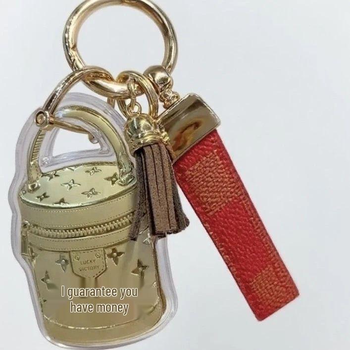 

Брелок из кожи и золота 999 пробы: Креативный брелок для мобильного телефона и подарок на Циси для пар