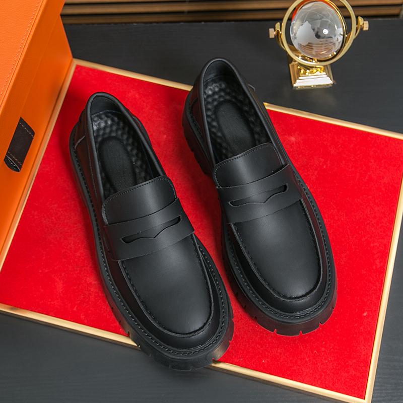 Fashion Fashion Loafers Party Casual Leather Shoes Men's Formal Comfortable Luxury Slip-On New Elegant Man Wedding Social Derby Shoes