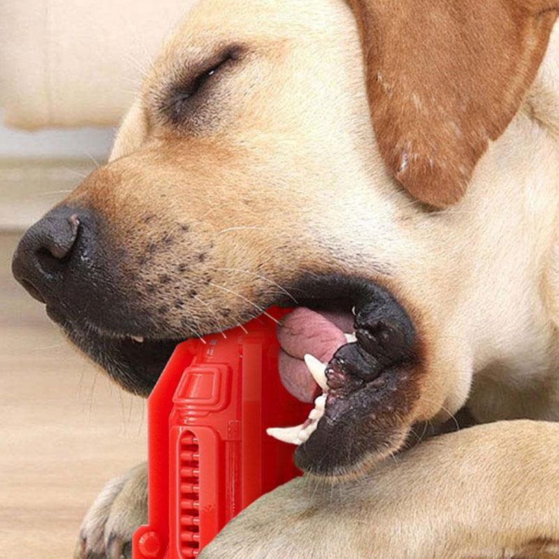Pet food leaking toys dog chewing fun creative toys grinding teeth cleaning TPR chewing toys