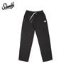 Slamble Girls' Waffle Knit Pants, Loose Straight-Leg Sports Casual Long Pants, Versatile Autumn New Style