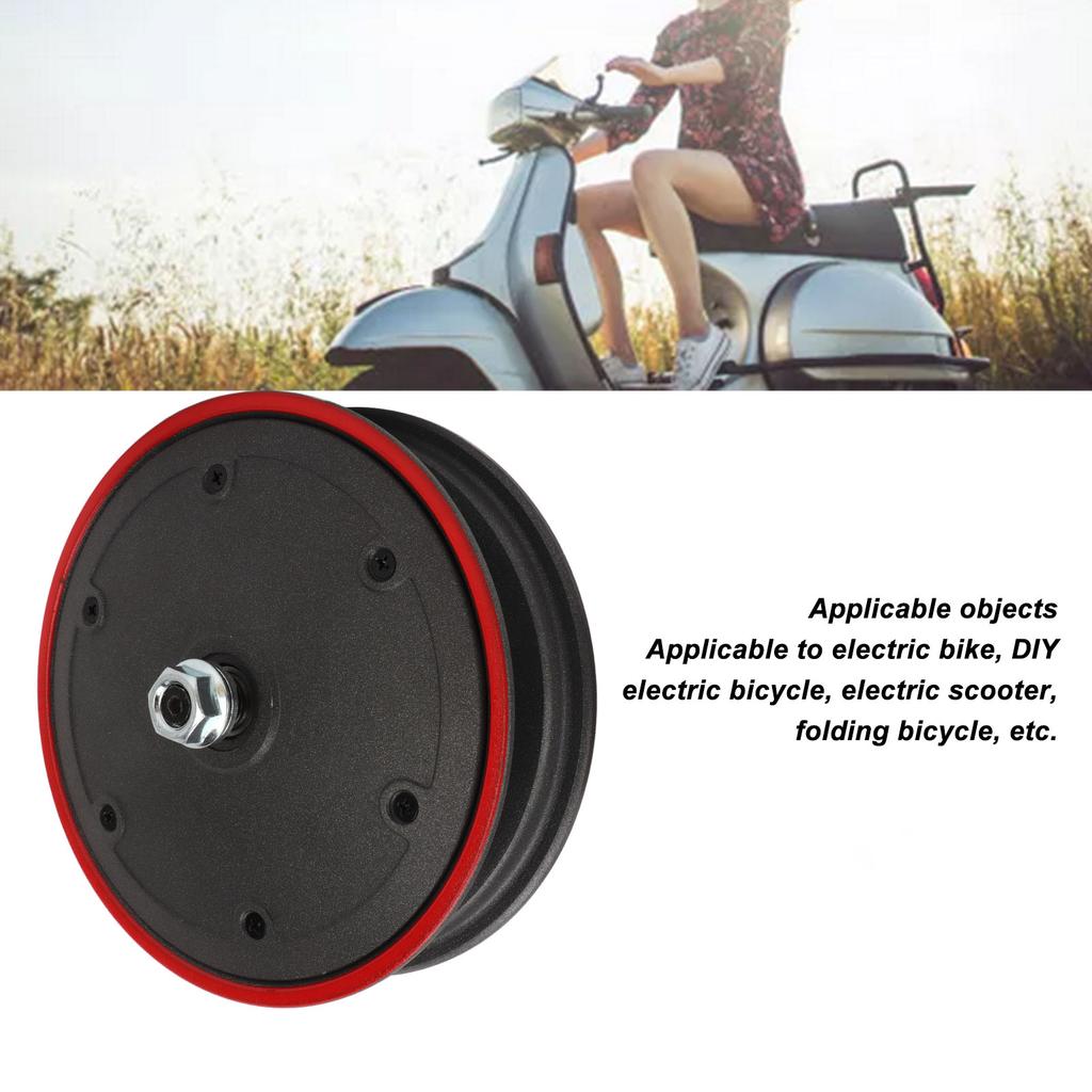 350W Electric Scooter Wheel Hub Motor Aluminum Alloy Wheel Hub Motor Engine for 10inch Electric Scooter Electric Bike