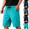 Men Athletic Shorts Breathable Lightweight Quick Dry Five Inch Inseam Drawstring Waist Sportswear for Running Workout Training