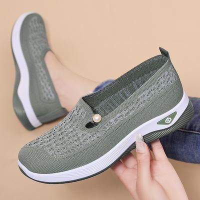Women's Breathable Mesh Slip On Walking Shoes Comfortable Lightweight Casual Loafers