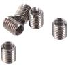 5Pcs Stainless Steel Thread Repair Insert Kit Thread Adapters Sleeve Reducing Nut for M10 12mm Male To M8 Female