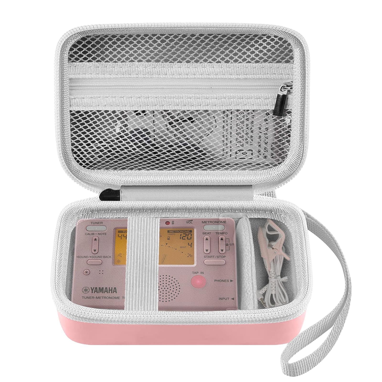 

Совместимый чехол для хранения для Yamaha и KORG Защитный чехол для переноски TDM-710/TDM-700DAL2/TDM-700G TM-60/TM-50 Тюнеры/Метрономы, (розовый)