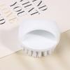 Nail Brush Nail Art Pedicure Soft Remove Dust Plastic Round Cleaning Scrubbing File Tools Black White Manicure Finger Care Salon