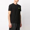 Emporio Armani EA7 SS21 Logo Print Cotton Short Sleeve T-Shirt Men Tops Black 3KPT06-PJ03Z-1200