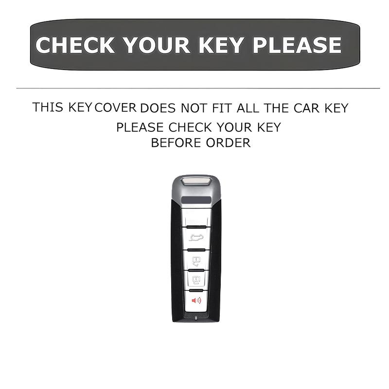 Leather Key Case Cover For Wey Vv5 Vv6 Vv7 P8 Gt 4 Buttons Smart Remote Key Shell Fob Cover Car Key Holder Bag Accessories