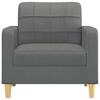 VidaXL Armchair Dark Grey 60 Cm Fabric, Armchair, Tub Chair, Club Chair, Sofa, Comfortable Sofa, Seat of 359076