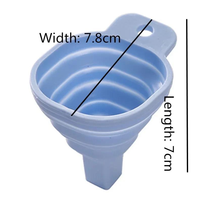 Foldable and Telescopic Long Neck Funnel, Food Grade Silicone Gel, High Quality, Liquid Filling Kitchen Tools, Dropship