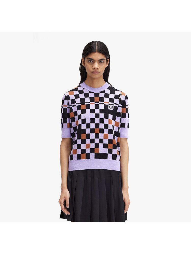 

Fred Perry [genuine] Fred Perry [amy Winehouse] Jacquard Knit Top Violet Afpf2438109 X19 qzgAfpf2438109 X19 M