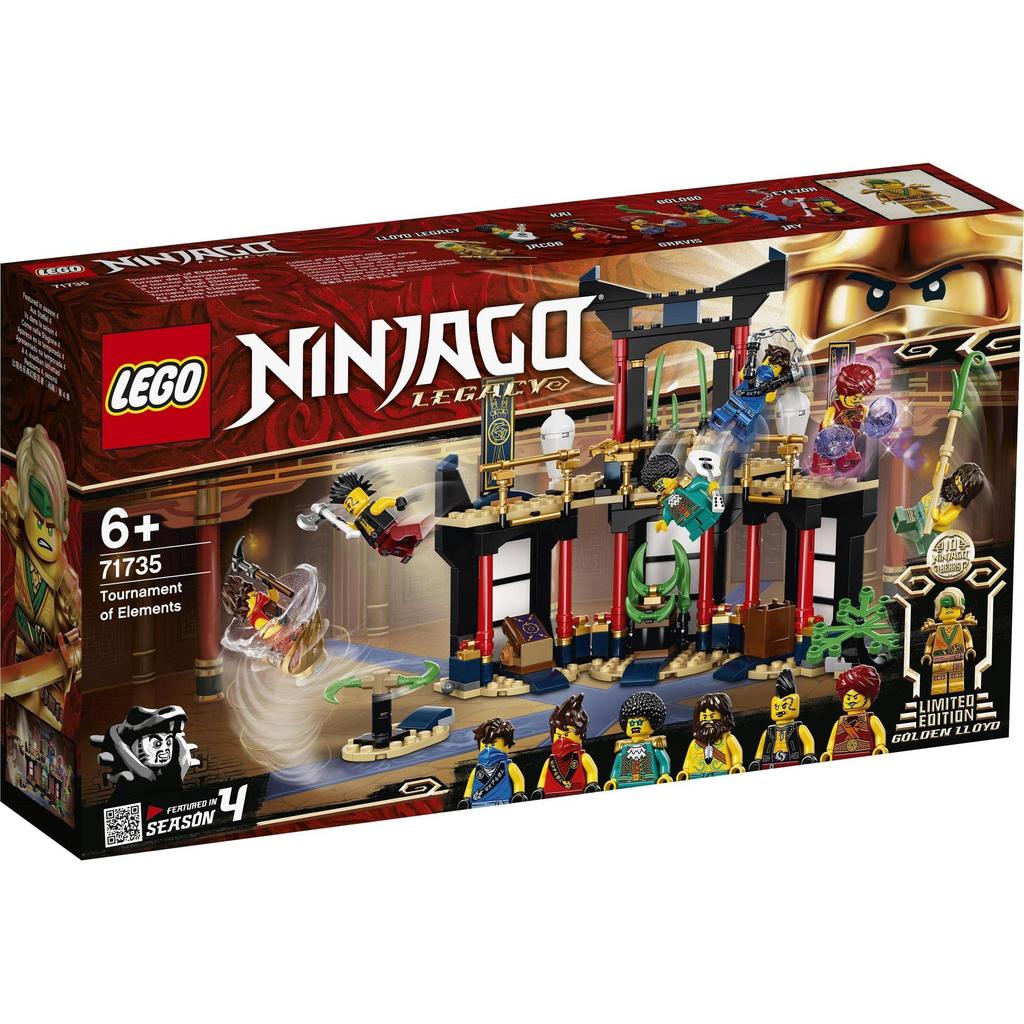 LEGO Ninjago Tournament of the Elements 71735 Toy Ninja Sentai Hero Boys Ages 6 and Up