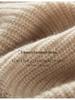 Women's Cashmere Wool Pullover Shawl - Autumn/Winter Coin Stitch Double-Strand Thick Knit