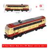 Old Style Railway Caboose MOC Set, Retro Train Guard Wagon Blocks, Hobby Assembly Gift for Train Lovers