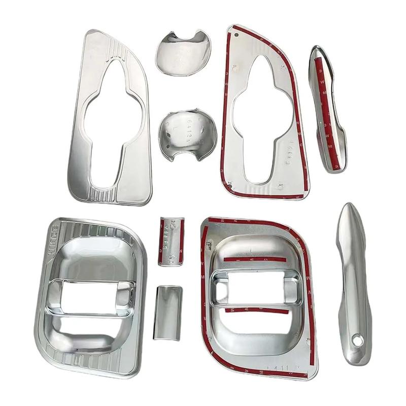 Door Handle Bowl Cover Trim For Toyota Hiace Commuter -2024 Chrome Silver Car Decoration Cars Accessories Exterior Styling
