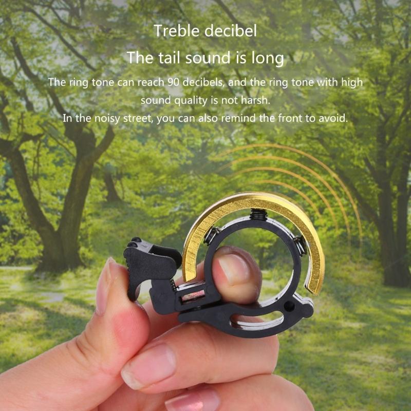 Mini Safety Cycling Warning Alarm Bike Rings Classical Bicycles Bells Horn Small Clear Loud Sound Handlebar Rings Horn