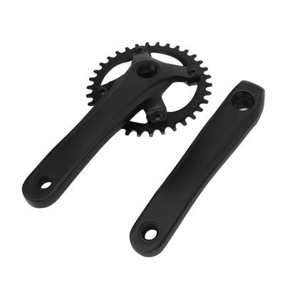Mountain Bike Crank Arm Set Aluminum Alloy Road Bike Crankset Replacement for Riding