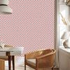 Red and Coral Checkerboard Wallpaper for Living Room and Bedroom 50x1000