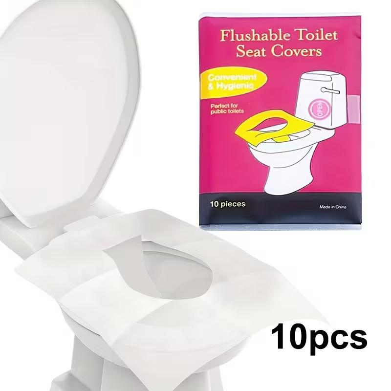 10/40/70pcs Disposable Toilet Seat Covers, Portable Toilet Seat Covers For Travel And Hotels, Individually Packaged.
