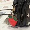 New Cute Banana Peach Shape Bag Pendant Personality Design Fruit Keychain Pendant Fashion High Quality Pu Versatile Pendant Gift