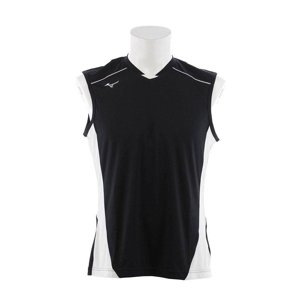 

MIZUNO Baseball Wear Sleeveless Shirt 12JC8L23 Black x White M