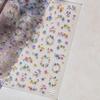 1pcs 5D Bronzing Shininy Pink Sakura Nail Art Stickers Flower Self-Adhesive Nail Decorations Decals Accessories