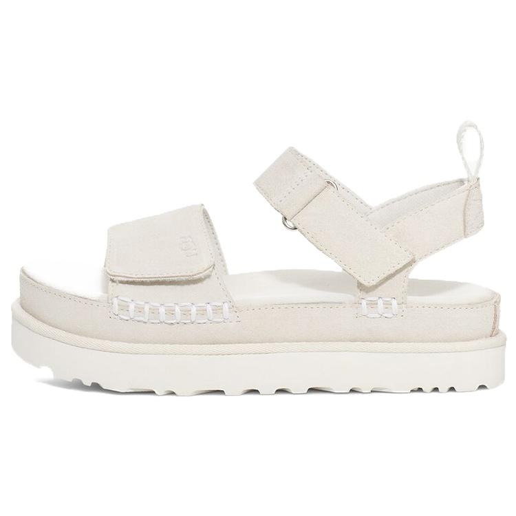(WMNS) UGG Goldenstar Flatform Sandal White Women s 1117954-WHT EU 39