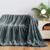 Cross-Border Flannel Rabbit Plush Blanket: Multifunctional Sofa Cover and Thick Winter Nap Blanket