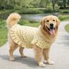 Thin Breathable Dog Floral Skirt Fruit Print Dog Cooling Clothes Pet Pullover  Spring Summer