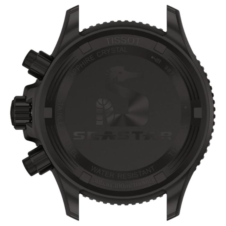 TISSOT Starfish Collection Quartz Movement 300 meter Water Resistance Unisex Watch 38mm Black Dial T120.217.37.061.00