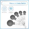 10pcs Measuring Cups & Spoons Set, Stackable Cups and Spoons, Nesting Measure Cups with Stainless Steel Handle, Kitchen Gadgets