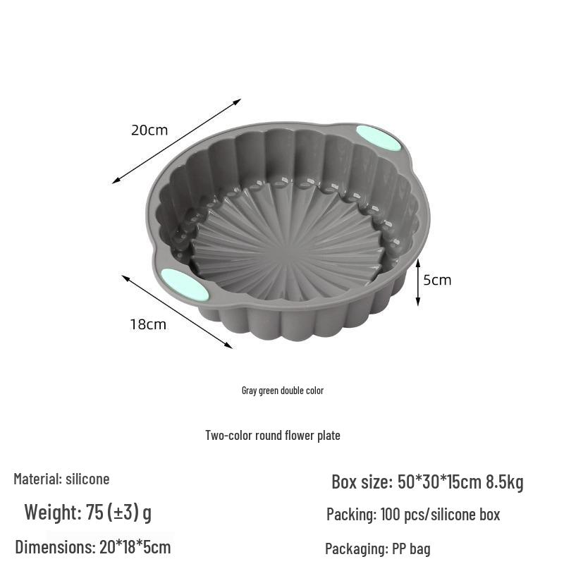 Set di stampi per dolci in silicone: Rilascio Facile, Varie Forme per la Cottura Casalinga
